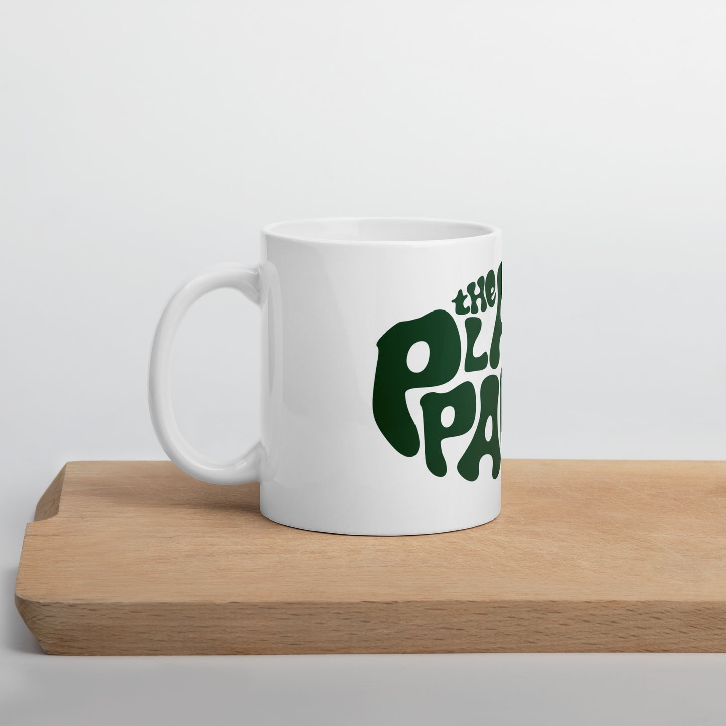 White Plant Pappy mug