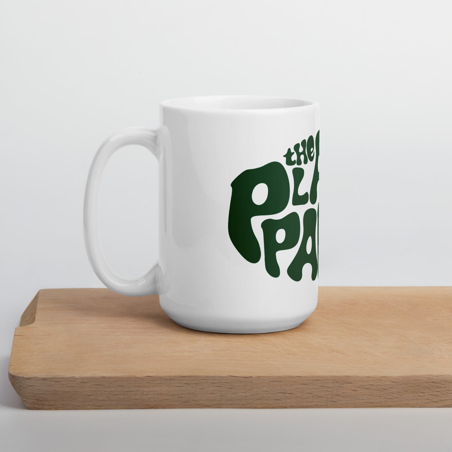 White Plant Pappy mug